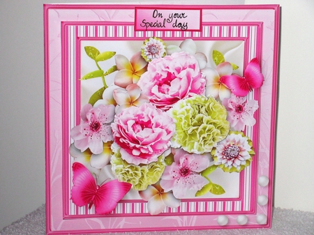 Mixed Bouquet - Decoupage Card Mini Kit by Wayne Swan