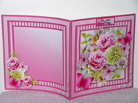 Mixed Bouquet - Decoupage Card Mini Kit by Wayne Swan