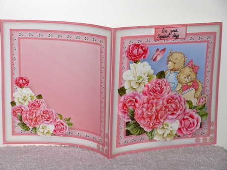 Two Little Bears - Decoupage Card Mini Kit by Wayne Swan