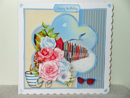 Summer Holiday - Decoupage Card Mini Kit by Wayne Swan