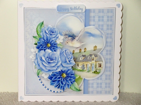Village Lane - Decoupage Card Mini Kit by Wayne Swan