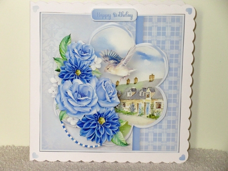 Village Lane - Decoupage Card Mini Kit by Wayne Swan