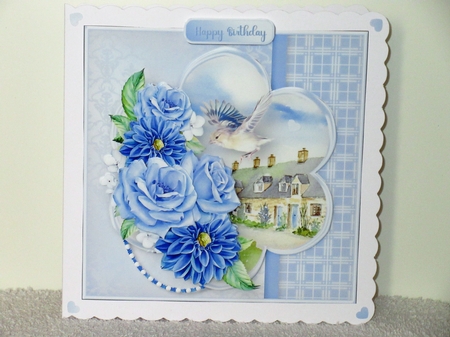 Village Lane - Decoupage Card Mini Kit by Wayne Swan