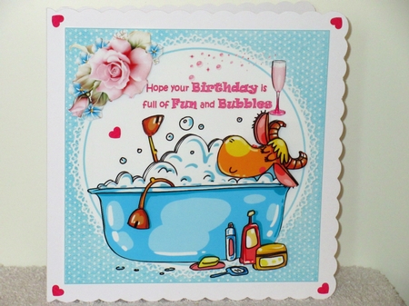 8x8 Birthday bubbles mini kit by Wayne Swan
