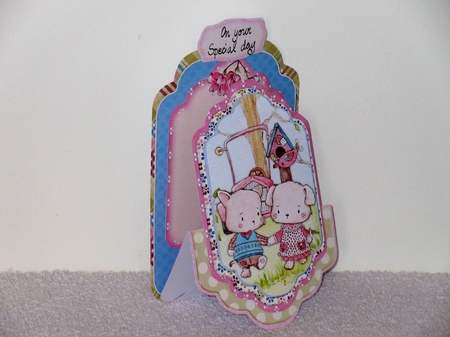 Purr-fect Partners 3 - Upright Z-fold Tag Card Mini Kit by Wayne Swan