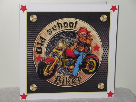 Old School Biker by Wayne Swan