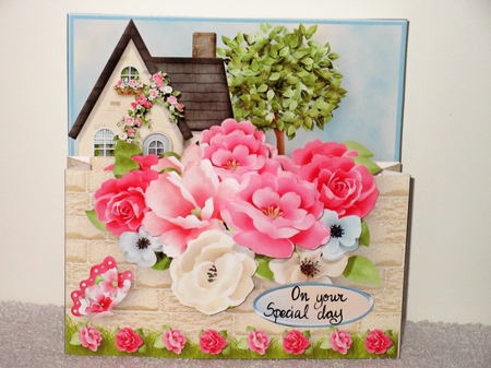 Country Cottage - Garden Wall Card Mini Kit by Wayne Swan