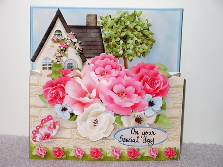 Country Cottage - Garden Wall Card Mini Kit by Wayne Swan
