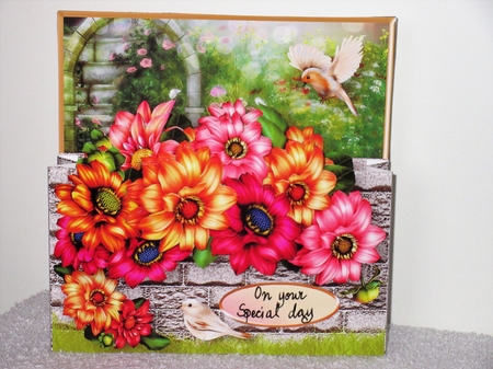 Dahlias - Garden Wall Card Mini Kit by Wayne Swan