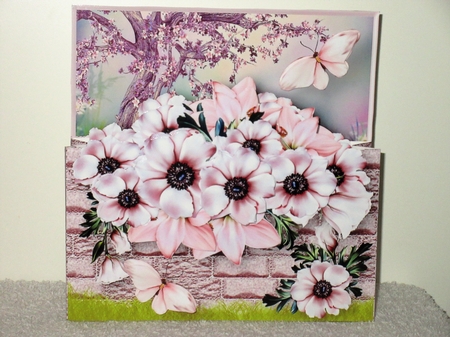 Silky Bouquet - Garden Wall Card Mini Kit by Wayne Swan