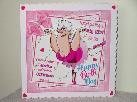 8x8 Jenny puts on her tutu mini kit by Wayne Swan