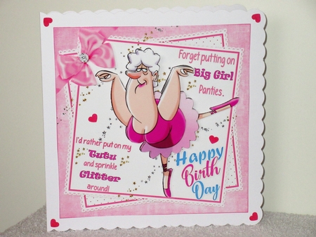 8x8 Jenny puts on her tutu mini kit by Wayne Swan