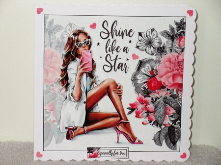 Shine like a star 8x8 & A4 mini kit by Wayne Swan