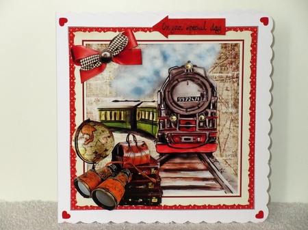 8x8 Vintage train ride 3 mini kit by Wayne Swan