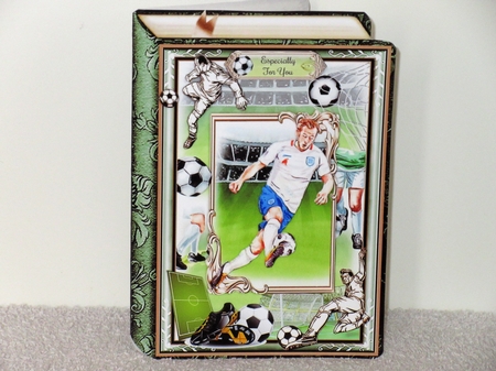 Football Action Shaped Mini Page Kit by Wayne Swan