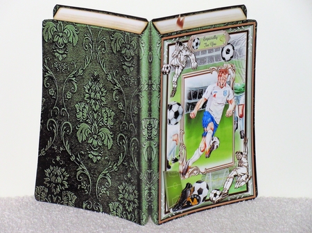 Football Action Shaped Mini Page Kit by Wayne Swan