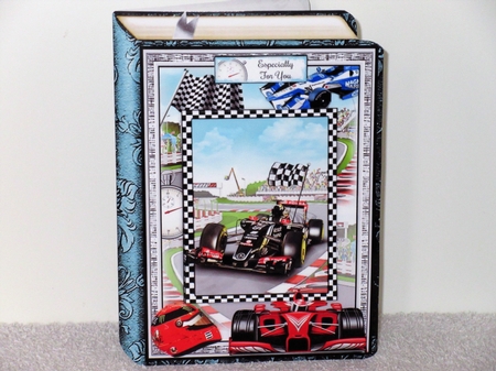 Racing Action Shaped Mini Page Kit by Wayne Swan