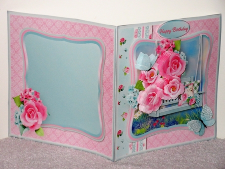 Garden Swing - Decoupage Card Mini Kit by Wayne Swan