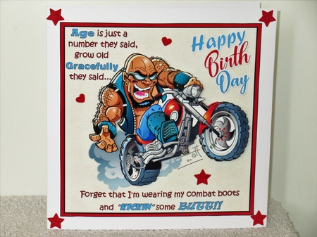 8x8 Bicker guy grows old gracefully mini kit by Wayne Swan