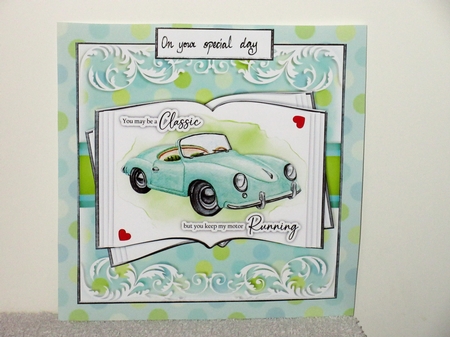 You may be a Classic but you keep my motor Running Open Book by Wayne Swan