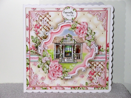 The Rose Covered Summer House by Wayne Swan