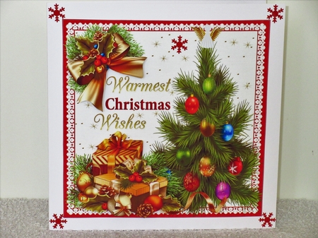 Warmest Christmas wishes 8x8 & A5 mini kit by Wayne Swan