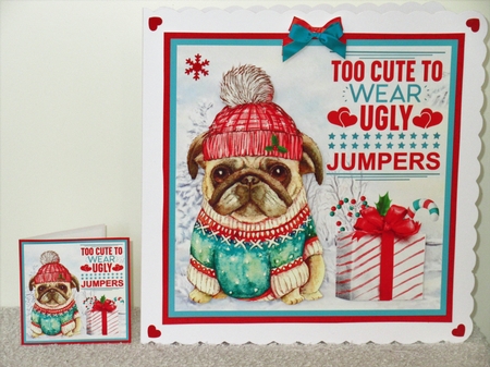 Too Cute Decoupage Card Mini Kit 7x7 by Wayne Swan