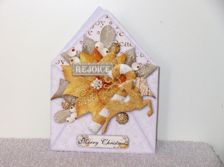 Glorious Christmas Envelope Shaped Card Kit by Wayne Swan