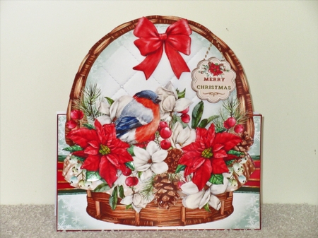 Bullfinch Floral Basket Shaped Mini Page Kit by Wayne Swan