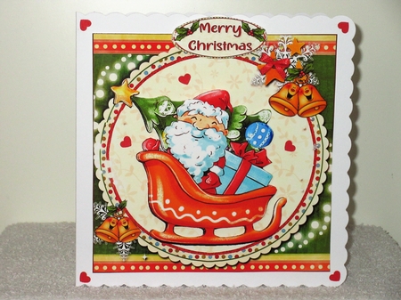 8x8 Santa Gnome is coming to town 2 mini kit by Wayne Swan