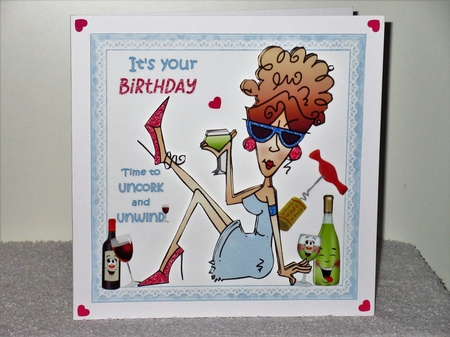 7x7 Stella and Rita uncork and unwind two for one mini kit by Wayne Swan