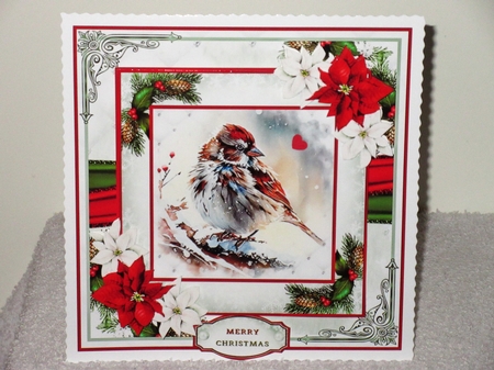 Christmas Sparrow Mini Page Kit by Wayne Swan
