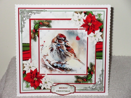 Christmas Sparrow Mini Page Kit by Wayne Swan