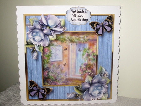 Butterflies At The Cottage Door by Wayne Swan