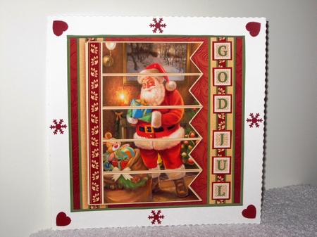 TRADITIONAL SANTA 7.5  Quick Card Kit Create Any Name Alphabet in 2 sizes by Wayne Swan
