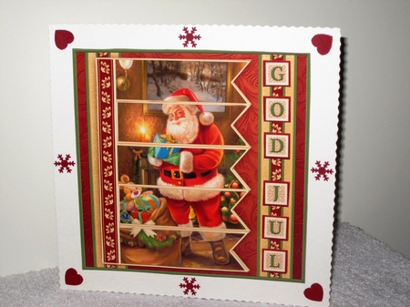 TRADITIONAL SANTA 7.5  Quick Card Kit Create Any Name Alphabet in 2 sizes by Wayne Swan