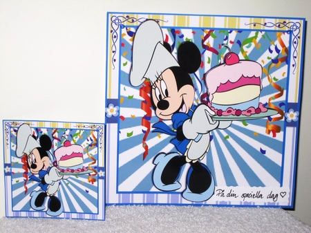 Minnie Birthday 6 Mini Kit by Wayne Swan