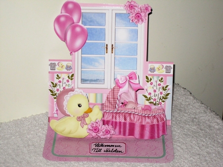 WINDOWS ON THE WORLD - New Baby Girl by Wayne Swan