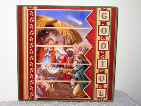 CHRISTMAS NATIVITY  7.5  Quick Card Kit Create Any Name Alphabet in 2 sizes by Wayne Swan