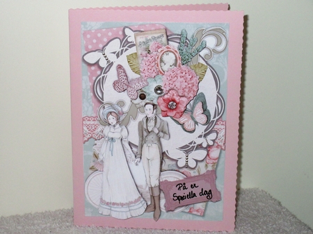 Mr DArcy & I Wedding/Anniversary A5 Card Front, Insert and Envelope Mini Kit by Wayne Swan