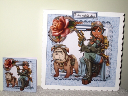 8x8 Brianna blaster and col. Macallum mini kit by Wayne Swan