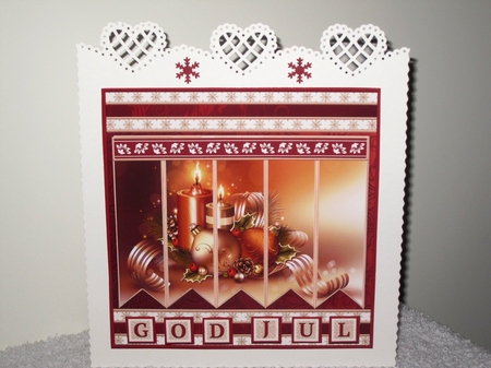 CHRISTMAS CANDLES & BAUBLES 7.5 Quick Card Kit Create Any Name Alphabet in 2 sizes by Wayne Swan