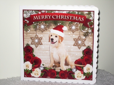 CHRISTMAS PUPPY  by Wayne Swan