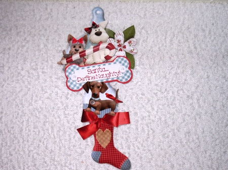 Gone to the Dogs at Christmas! Hanging Baubles Trio by Wayne Swan