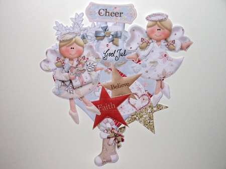 Sweet Angels Hanging Baubles Trio by Wayne Swan