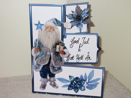 USK Blue Santa by Wayne Swan