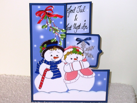 USK  Mr & Mrs Snowman by Wayne Swan