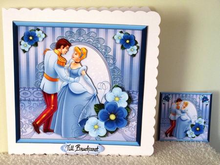 Princess Cameo Satin Card Front Kit.1 by Wayne Swan