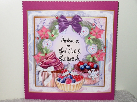 7x7 Card Front - SWEET CHRISTMAS by Wayne Swan