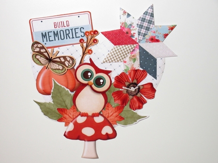 Autumn Delight Hanging Hearts Trio by Wayne Swan